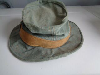 RARE Vintage LEVI’S denim fedora - fishing hat (orange tab) USA 6