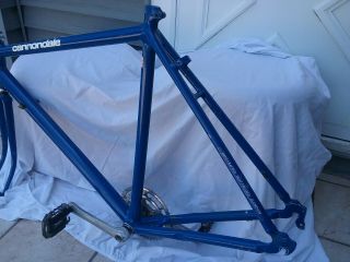 VINTAGE 1988 CANNONDALE TOURING ROAD BIKE FRAME Blue 4