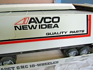 Vintage Nylint 910 Cadet GMC 18 Wheeler Semi Truck - Avco Idea Quality Parts 4