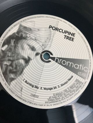 Porcupine Tree Spiral Circus LP 500 copies rare Steven Wilson NEAR RARE 4