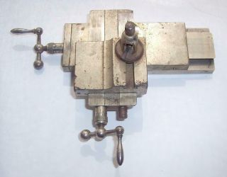 Vintage Watchmakers Jewelers Lathe Compound Cross Slide