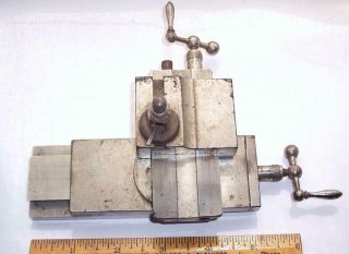 Vintage Watchmakers Jewelers Lathe Compound Cross Slide 2