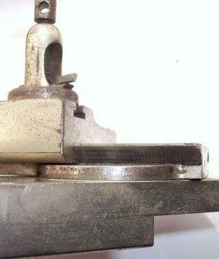 Vintage Watchmakers Jewelers Lathe Compound Cross Slide 6