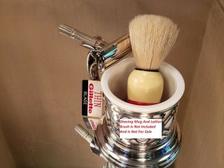 (890) Vintage Gillette Slim Adjustable Safety Razor,  1965 K2 -