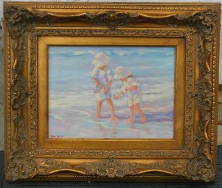 Hal Watt,  b.  1925 CA vintage oil/canvas 9 x 12 2