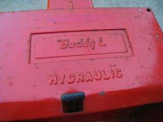Vintage Buddy L Mack Tandem Axle Hydraulic Quarry Dump Truck Pressed Steel 6