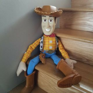 Vintage Disney Toy Story Woody Doll With Hat Large 32 " By Mattel Inc