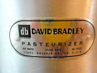 VINTAGE David Bradley for SEARS Electric Pasteurizer - VERY, 2