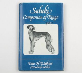 Rare Vintage Dog Book Saluki Companion Of Kings Enlarged 3rd Edition