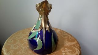 Antique Art Nouveau Karlsbad Austria Porcelain Vase 3