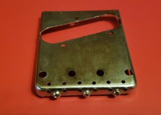 Vintage Fender USA PAT PENDING Telecaster BRIDGE vintage 3 saddle 52 Tele 3