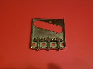 Vintage Fender USA PAT PENDING Telecaster BRIDGE vintage 3 saddle 52 Tele 4