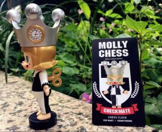 Very Rare POP MART KENNYSWORK Molly Chess Clock Mini Figure Toy Secret Hidden 12