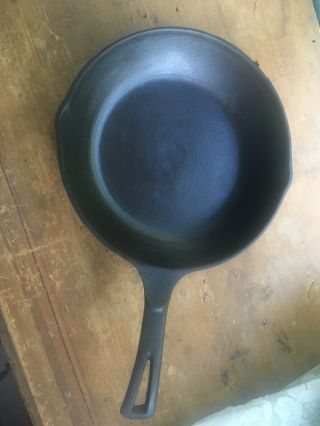 Vintage Double Marked Griswold & Wagner Ware 9 Inch Cast Iron Chef Skillet 7