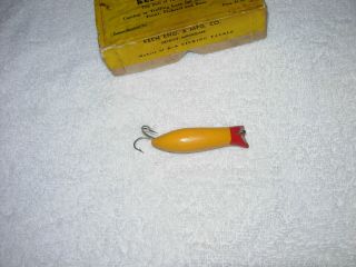 Keen Knight fishing lure combo Scarce piece Patent Applied for early box WOW 4