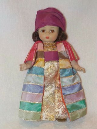 8 " Vintage Bent Knee Madame Alexander Doll - " Morocco " 1968