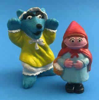 Vintage Muppets Inc.  - Grandma Wolf & Red Riding Hood Figures Characters