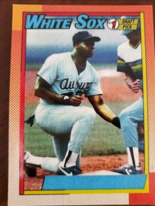 1990 Topps 414a 414 Frank Thomas Rookie Rc Rare Error Nnof