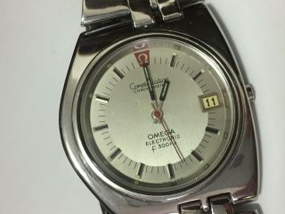Vintage Omegacontellation Chronometer Electronic F300 Hz (for Repair Or Parts)