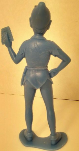 Walt Disney Peter Pan Vintage Blue Hard Plastic Figure 3