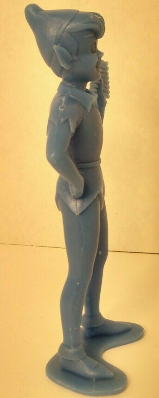 Walt Disney Peter Pan Vintage Blue Hard Plastic Figure 4