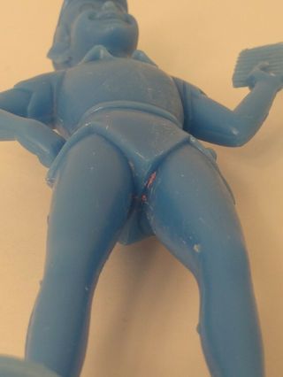 Walt Disney Peter Pan Vintage Blue Hard Plastic Figure 5