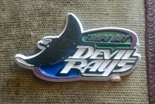 Mlb Vintage Tampa Bay Devil Rays ⚾standing Board Baseball Fridge Rubber Magnet