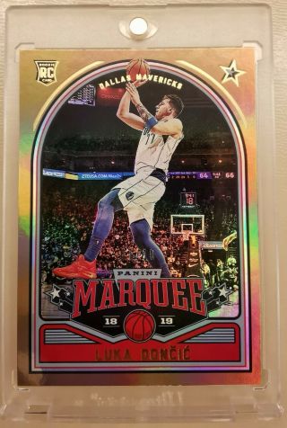 Luka Doncic 2018 - 19 Chronicles Marquee Rookie Gold Card 255 Rc 7/10 Ssp Rare