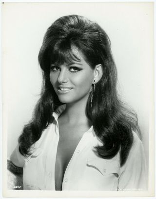 Vintage 1960s Alluring Hollywood Glamour Portrait Photograph Claudia Cardinale