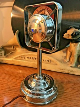 Vintage small scale 1930 ' s Style Ring Microphone - Cigar Lighter - Tobacciana 5