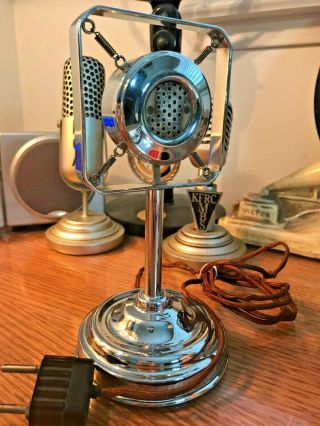 Vintage small scale 1930 ' s Style Ring Microphone - Cigar Lighter - Tobacciana 7