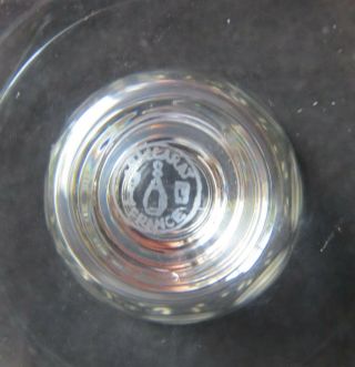4 VINTAGE BACCARAT BRETAGNE CUT CRYSTAL CLARET GLASSES 5 1/4 