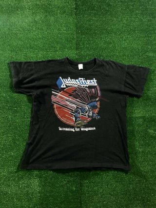 Vintage Judas Priest Screaming For Vengance 1982 - 1983 World Tour Concert Shirt