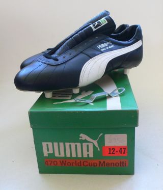 Vintage Deadstock Soccer Cleats Puma World Cup Menotti Mens Size 12 Mib 1980 