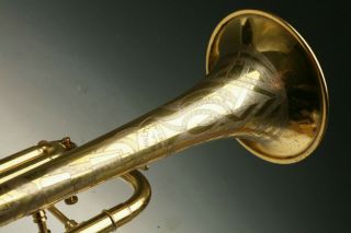 Vintage Conn Trumpet Brass Trumpet With Case Shape