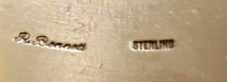 Warmind Sterling Silver Niello Porcupine Brooch Pin Denmark 5