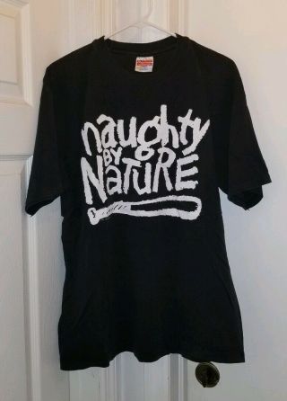 Vintage Naughty By Nature T Shirt Down With Opp 1991 Hanes Xl Survivor