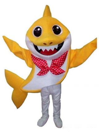 Shark Mascot Costume Suit Cosplay Party Game Dress Outfit Halloween Adult