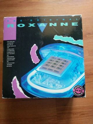 Vintage 1980s Roxanne Neon Translucent Telephone