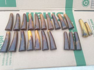 22 Jewelry Making Vintage Knife Handles Marbled Catalin Bakelite Celluloid ?