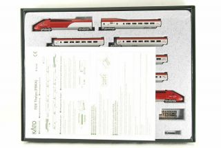 KATO N - Scale K10910 TGV Thalys PBKA 10 Car Set with Display UNITRACK VERY RARE 3