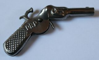 German Ww 2 - Tin Toy Gun - Patented In 1922 - Drp - Rare