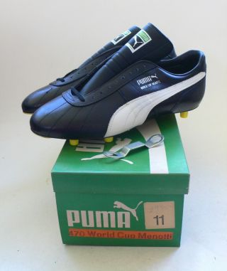 Vintage Deadstock Soccer Cleats Puma World Cup Menotti Mens Size 11 Mib 1980 