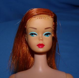 Vintage Barbie Color Magic Doll Red Hair Face Exc Body