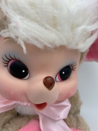 Big 13” Rushton Mouse Vintage Rubber Faced Plush Stuffed Toy 2