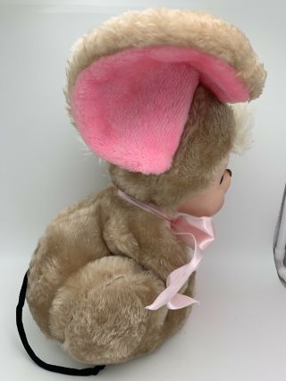 Big 13” Rushton Mouse Vintage Rubber Faced Plush Stuffed Toy 7