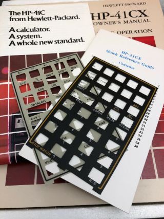 HP - 41CX Vintage Scientific Calculator BOXED,  Halfnut Very Good,  HP 41CX 5