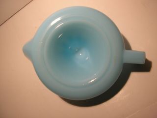 Vintage Blue Azure Sunkist Juice Reamer Mid Century Modern Rare Kitchen Glass 6