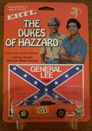 (2) Variations Vintage 1981 Ertl Dukes Of Hazard General Lee 1/64 Lqqk Rare