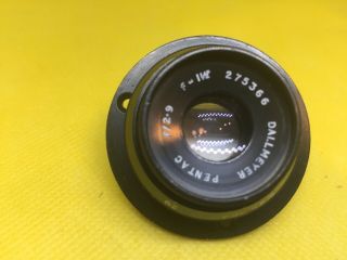 Vintage Camera Lens Dallmeyer Pentac 1.  5 " F/2.  9 Old Stock